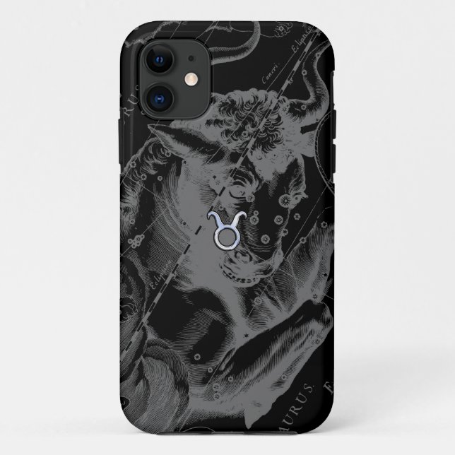 Coques Case-Mate iPhone Chrome Style Taurus Zodiac Connexion Hevelius Deco (Dos)