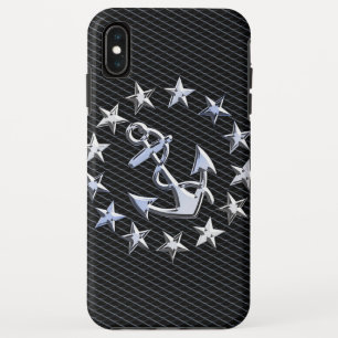 Coque Case-Mate iPhone Chrome Yacht drapeau naval sur l'automobile Grille