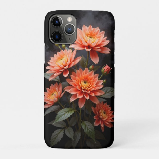 Coques Case-Mate iPhone Chrysanthème vietnamien sur la Lune (Dos)
