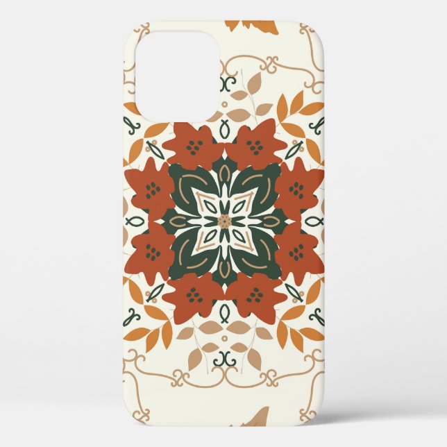 Coques Case-Mate iPhone Chuchotements d'Automne : Mélange Géométrique Flor (Verso)