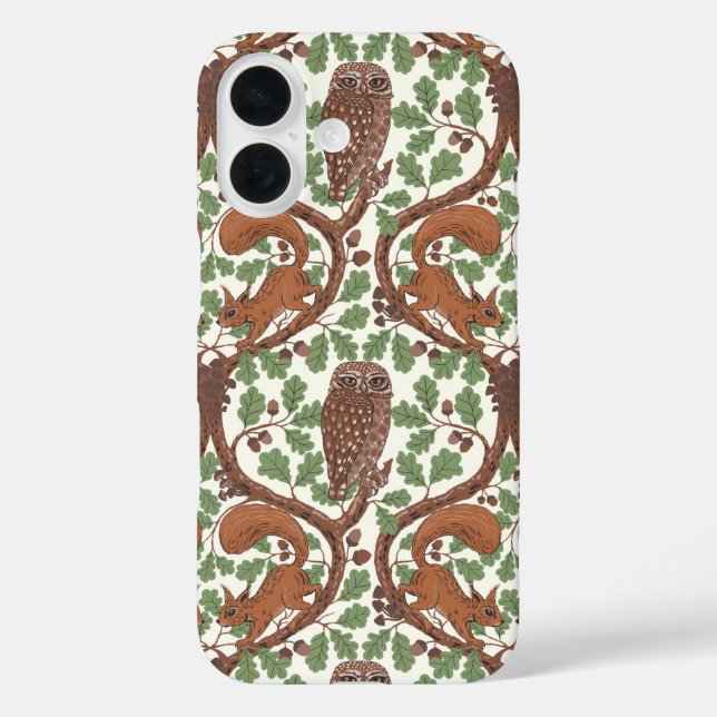 Coques Case-Mate iPhone Chuchotements sylvestres/Hiboux et écureuils dans  (Verso)