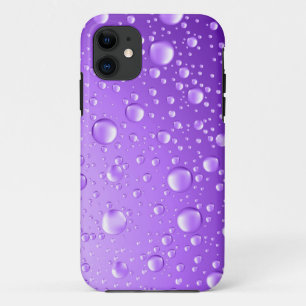 Etui iPhone Case-Mate Chutes de pluie Abstraite violet métallique