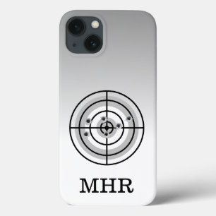 Case-Mate iPhone Case Cible de Tir Amoureux de Pistolet Monogramme