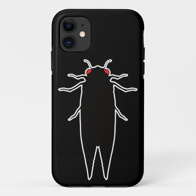 Coques Case-Mate iPhone Cicadas Cicada Zombie Bugs - Geek d'enttomologie (Dos)
