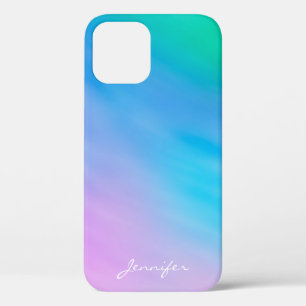Case-Mate iPhone Case Ciel arc-en-ciel pastel élégant Ajouter un nom