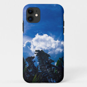 Coque iPhone 11 Ciel bleu clair avec des nuages