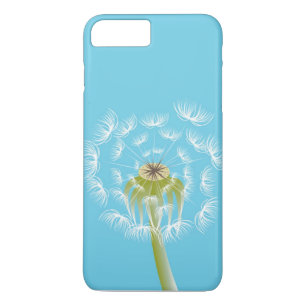 Coque iPhone 8 Plus/7 Plus Ciel bleu dandelion nature fleurie