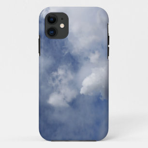 Coques Pour iPhone ciel bleu et nuages blancs cotonneux