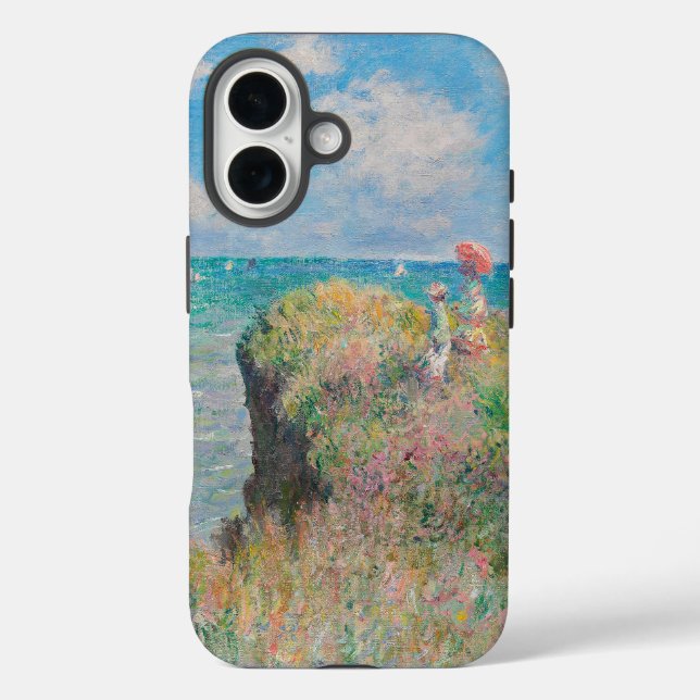 Coques Case-Mate iPhone Ciel bleu et nuages Monet Impressionniste Peinture (Verso)