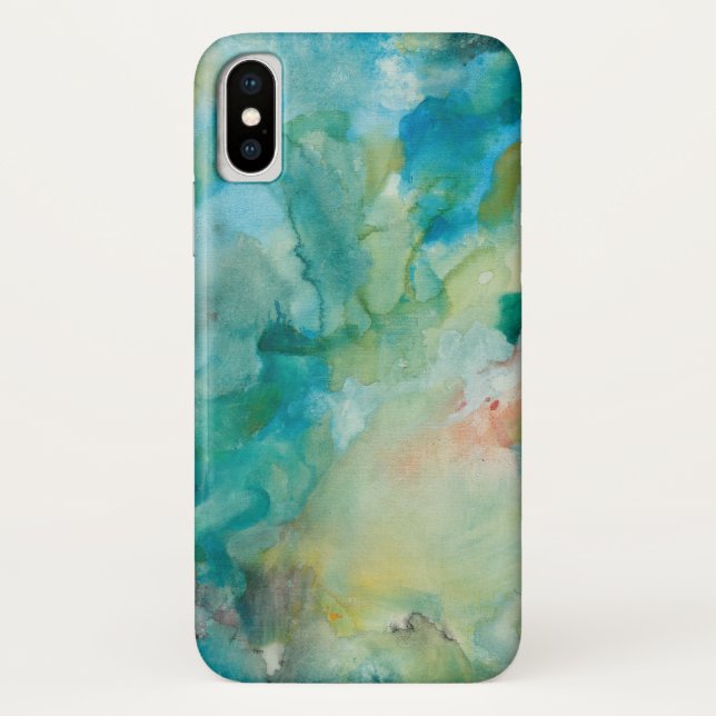 Coques Case-Mate iPhone Ciel bleu | turquoise interstellaire (Dos)