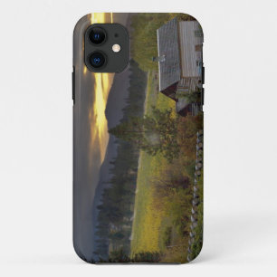 Coque Case-Mate iPhone Ciel de coucher de soleil sur les vignobles et cab