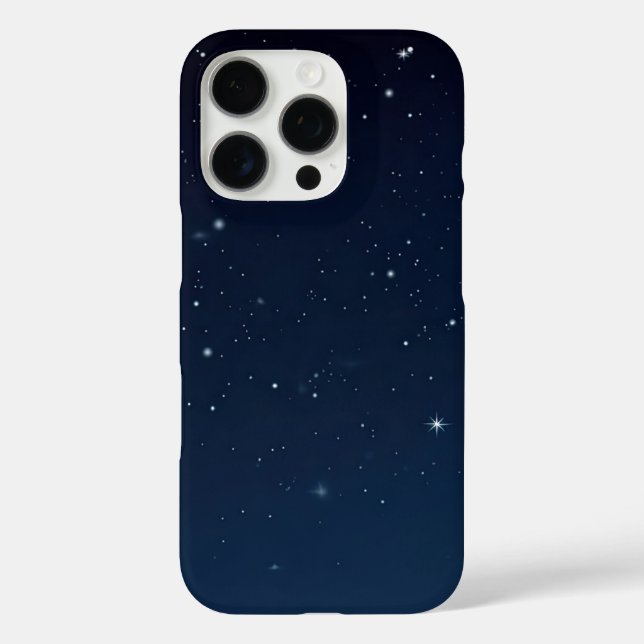 Coques Case-Mate iPhone Ciel de nuit bleu (Verso)