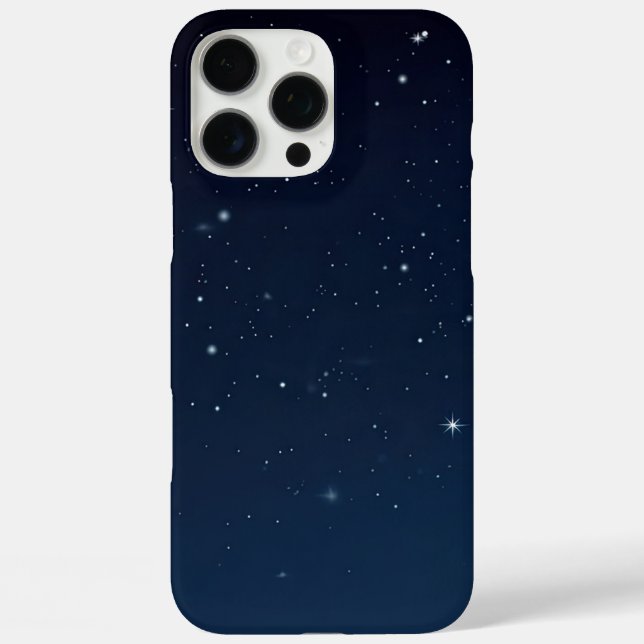 Coques Case-Mate iPhone Ciel de nuit bleu (Verso)