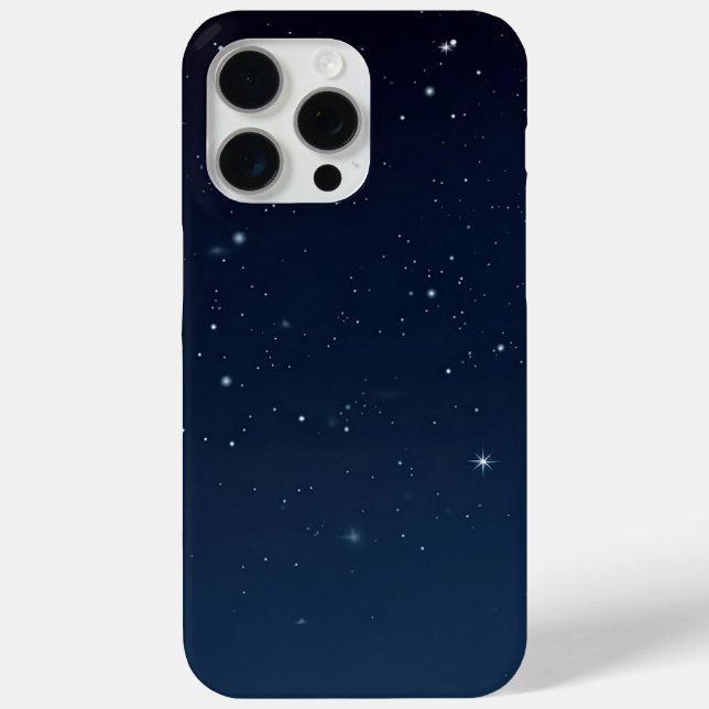 Coques Case-Mate iPhone Ciel de nuit bleu (Verso)