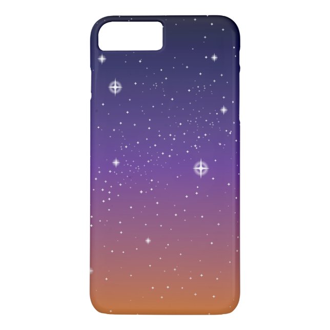 Coques Case-Mate iPhone Ciel d'étoile violet et or (Dos)