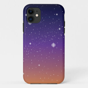 Coque Case-Mate Pour iPhone Ciel d'étoile violet et or