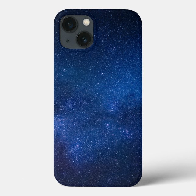 Coques Case-Mate iPhone Ciel étoilé bleu | Zazzle_Growshop. (Verso)