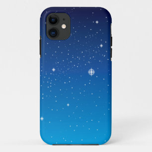 Coque Case-Mate Pour iPhone Ciel nocturne étoilé bleu profond