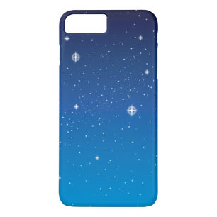 Coque Case-Mate Pour iPhone Ciel nocturne étoilé bleu profond