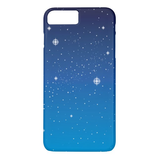 Coques Case-Mate iPhone Ciel nocturne étoilé bleu profond (Dos)
