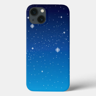 Coque Case-Mate iPhone Ciel nocturne étoilé bleu profond