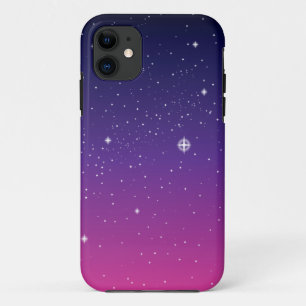 Etui iPhone Case-Mate Ciel nocturne étoilé violet foncé