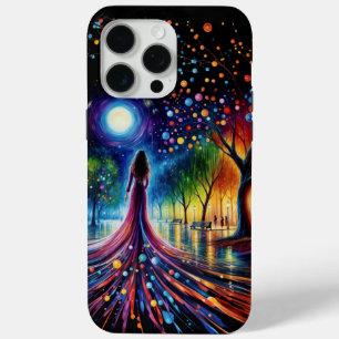 Coque Case-Mate iPhone Ciel nocturne magique avec lanternes orbes brillan