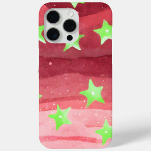 Coque Case-Mate iPhone ciel rouge avec étoiles