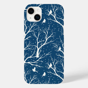 Coque Case-Mate iPhone Ciel vintage Oiseaux blancs Snowflakes