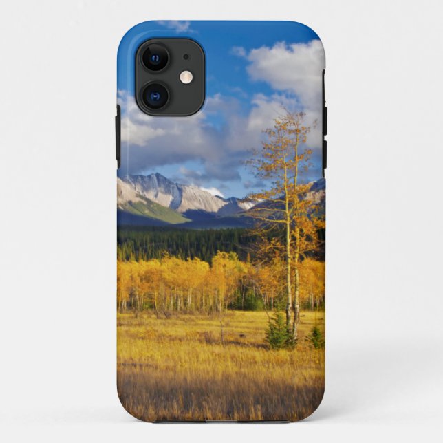 Coques Case-Mate iPhone Ciels bleus et nuages au-dessus d'un pré (Dos)