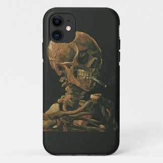 Coque Case-Mate Pour iPhone Cigarette de tabagisme de crâne de Vincent van