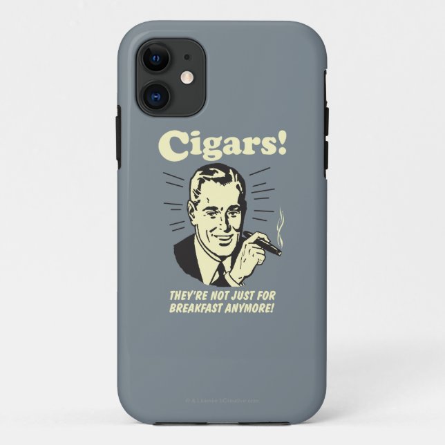 Coques Case-Mate iPhone Cigars : Plus Que Le Petit Déjeuner (Dos)