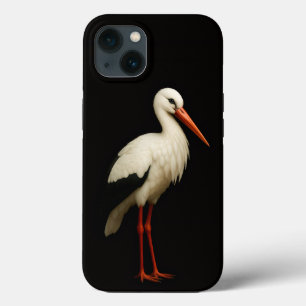 Case-Mate iPhone Case Cigogne blanche gracieuse iPhone 13 Noir 4 Luxe
