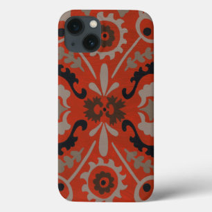 iPhone 13 Case Cinabre Suzani I
