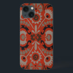 iPhone 13 Coque Cinabre Suzani I<br><div class="desc">Décor à la maison</div>