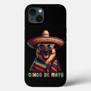 Case-Mate iPhone Case Cinco De Mayo Berger Allemand Avec Poncho Sombrero
