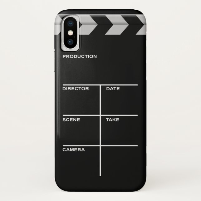 Coques Case-Mate iPhone Cinéma clapboard pour l'action (Dos)