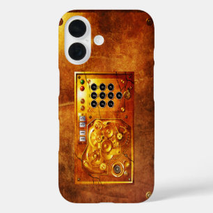 Coque Pour iPhone 16 Cinq heures moins douze pendule Steampunk Grunge