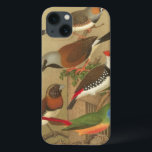 Etui iPhone Case-Mate Cinq oiseaux de compagnie colorés perchés sur une<br><div class="desc">L'art de Cassel Plakater est très distinctif. Ce tableau de cinq oiseaux tropicaux est coloré et conviendra à tout amateur d'avifaune. Choisissez cette illustration dès aujourd'hui sur votre produit.</div>