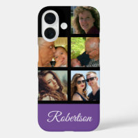 Cinq photos personnelles personnalisent avec Nom v