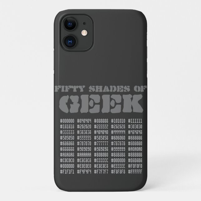 Coques Case-Mate iPhone Cinquante nuances de Geek (Dos)