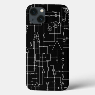 iPhone 13 Coque circuit électronique de projet