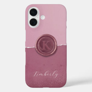Coque Pour iPhone 16 Cire à cacheter personnalisée