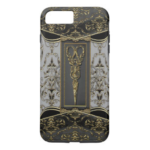 Coque Case-Mate iPhone Ciseaux Antiqued par Hazlehurst purs VII