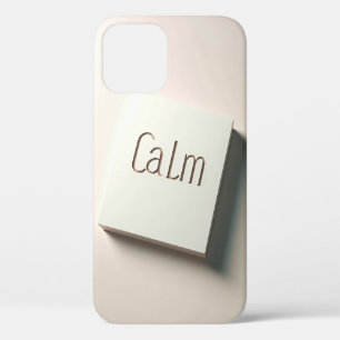 Case-Mate iPhone Case Citation Calme Design Minimaliste - Crème Douce et