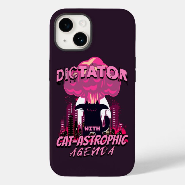 Coques Case-Mate iPhone Citation Catastrophique Funny Angry Cat (Verso)