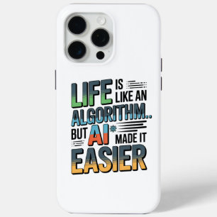 Coque Case-Mate iPhone Citation D'Algorithme D'IA - La Vie Est Plus Facil