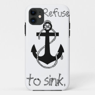 Coque iPhone 11 Citation d'Ancre