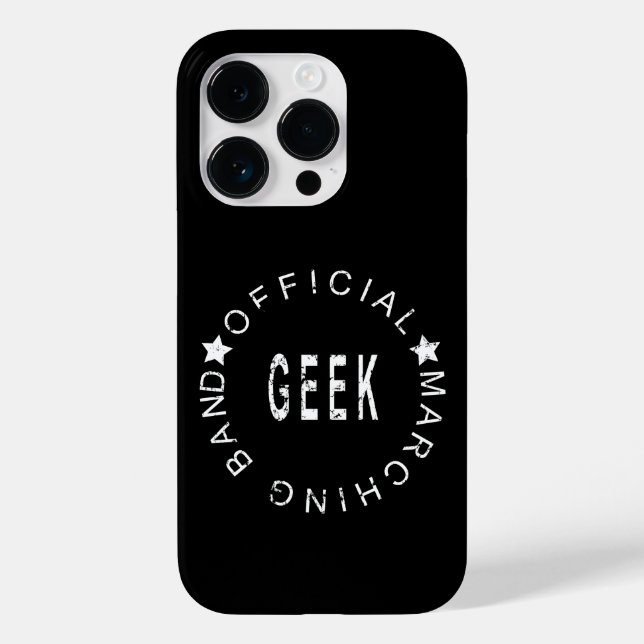 Coques Case-Mate iPhone Citation de bande Geek officiel de la bande (Verso)