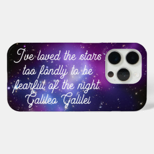 Coque Case-Mate iPhone Citation de Galilée Amas de galaxies Photo céleste